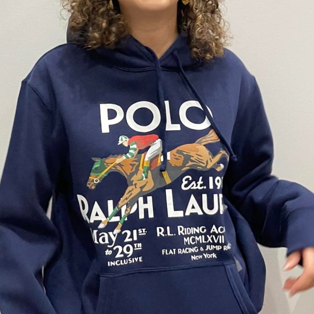 Ralph Lauren- Navy blue polo hoodie